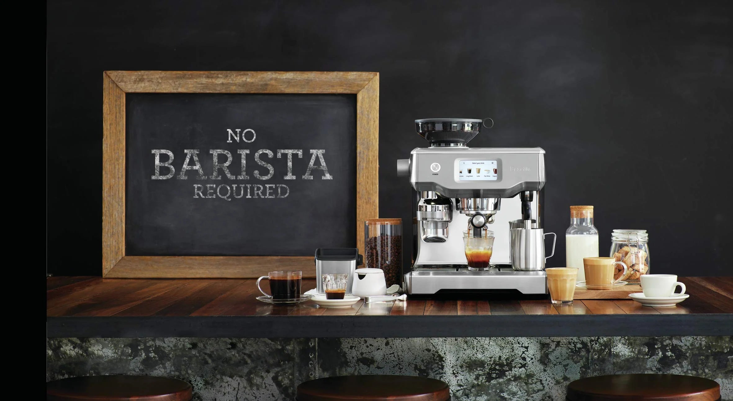 Breville Automatic Espresso Machine BES990BSSUSC