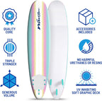 Classic Soft Top Foam 8ft Surfboard