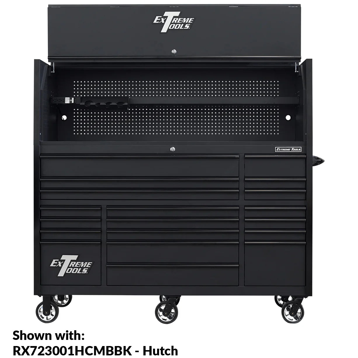 Extreme Tools RX250 Series 72-in x 30-in Roller Cabinet �� 19-Drawer �� 250 lb Drawer Slides