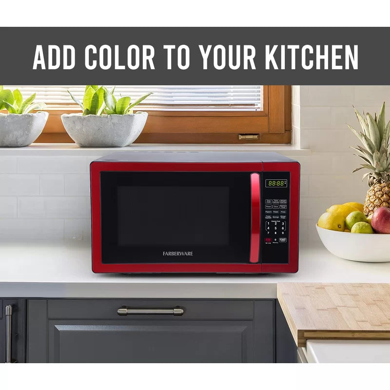 Farberware FMO11AHTBKN 1.1 cu. Ft. 1000-Watt Countertop Microwave Oven