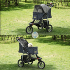 VIAGDO Premium Heavy Duty Pet Stroller for Small Medium Dogs & Cats