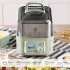 BUYDEEM 5-Quart Electric Food Steamer for Cooking
