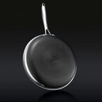 HexClad 6 Piece Hybrid Stainless Steel Cookware Pan Set
