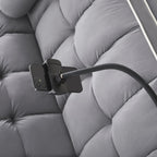 3 in 1 Sleeper Sofa Couch Bed,for Living Room Apartment,Grey