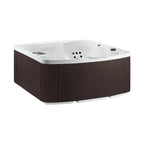 Lifesmart Spas 5 - Person 23 - Jet Rectangular Plug And Play Hot Tub with Ozonator in Espresso