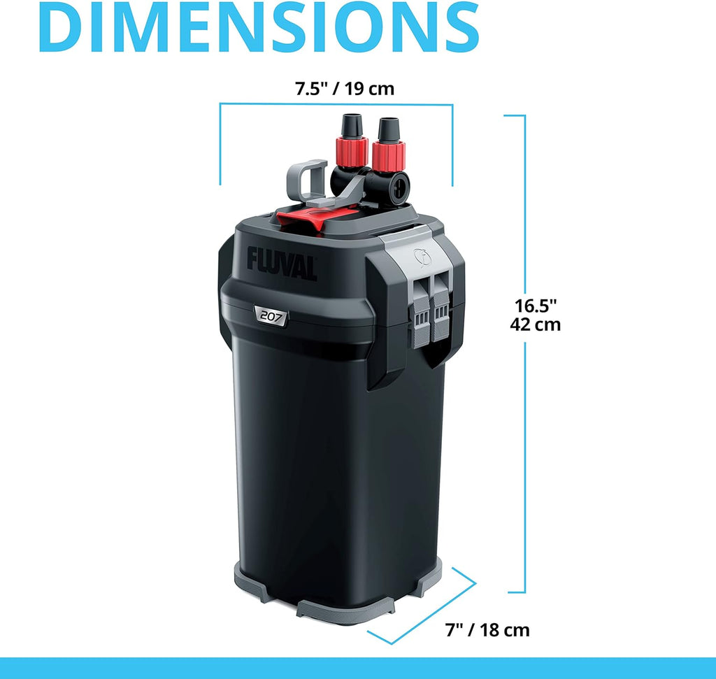 407 Perfomance Canister Filter – for Aquariums Up to 100 Gallons – Aquarium Canister Filter