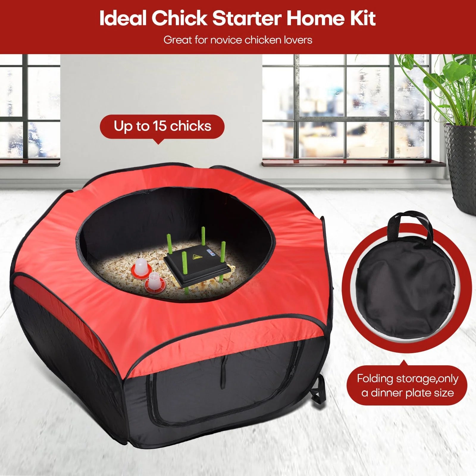 Tetuga Chicken Brooder Box for Chick Starter Kit