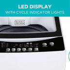 BLACK+DECKER 0.9 Cu. Ft. Portable Washing Machine - 5 Wash Cycles