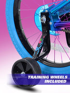 Genesis 18 Illusion Girl’s Bike, Blue/Purple