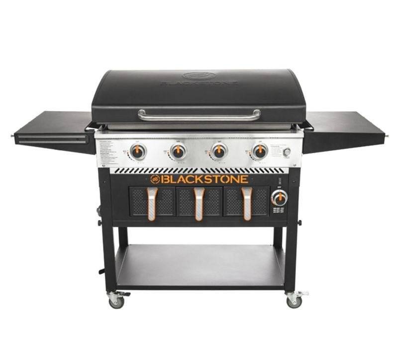 Blackstone 4-Burner 36′′ Griddle with Air Fryer and Hood