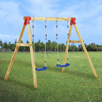 Kids Wooden Swing Set