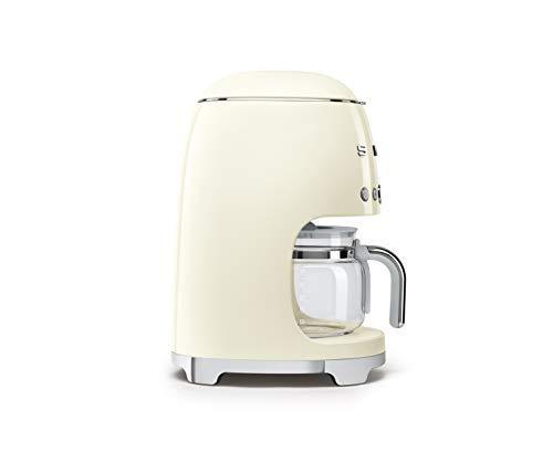 Smeg Retro Style Coffee Maker Machine, 173 x 128 x 113, Cream