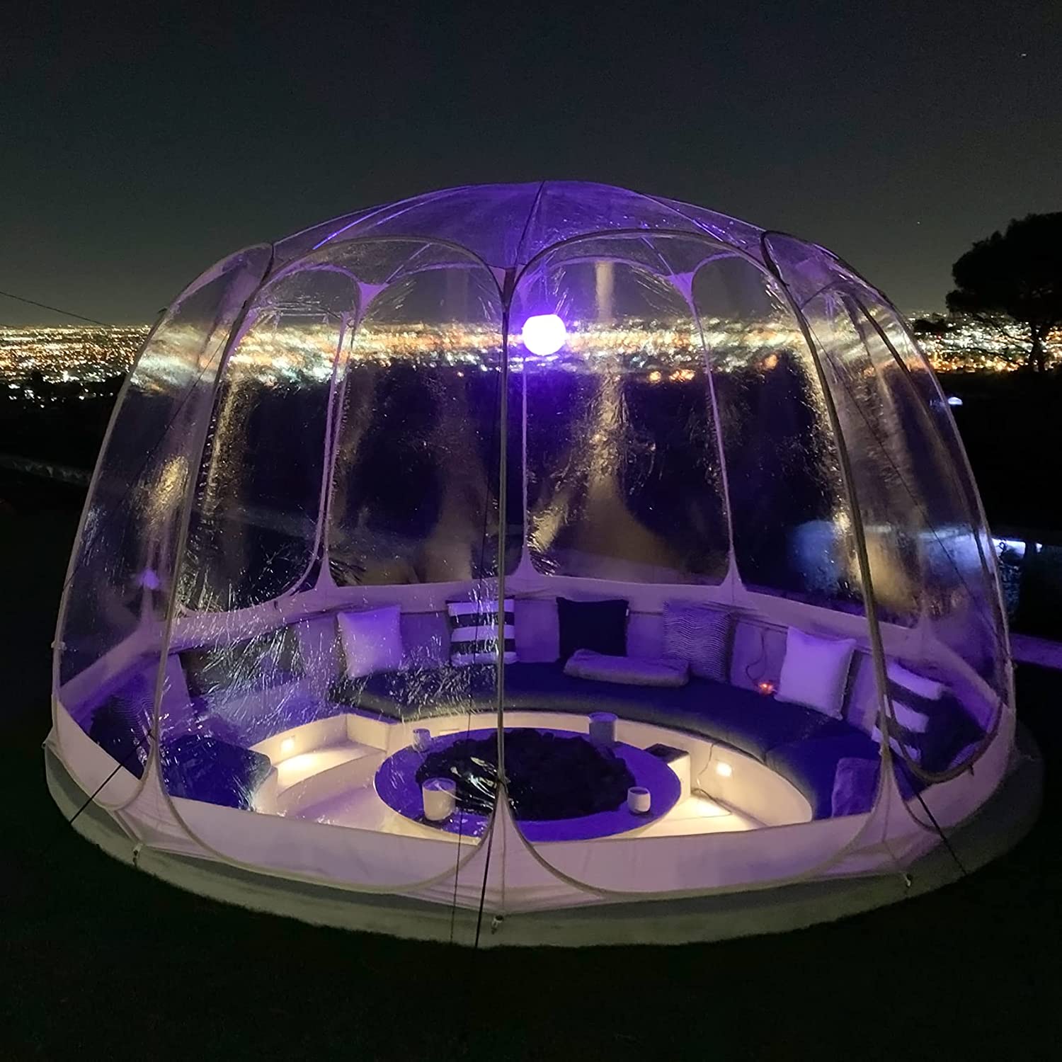 Bubble Tent Pop Up Gazebo, 8-10 Person Igloo Dome Garden Patio Canopy Shelter