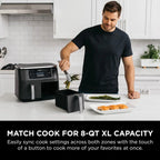 Ninja Foodi 8 qt. Original Dualzone, 2-Basket Air Fryer with 6 Functions