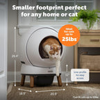 PetSafe Automatic Cat Litter Box Self Cleaning, App Controlled Self Cleaning with Health Monitoring
