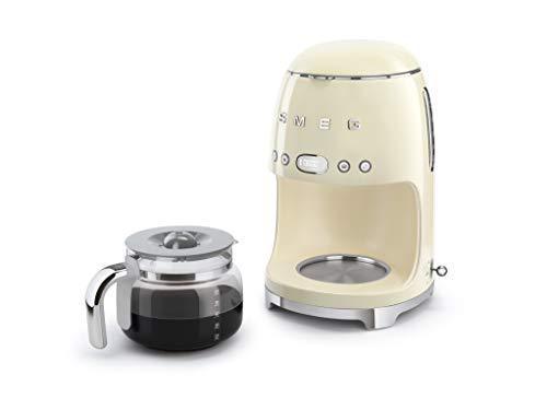 Smeg Retro Style Coffee Maker Machine, 173 x 128 x 113, Cream