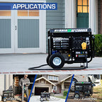 DuroMax XP12000EH Dual Fuel Generator – 12,000W Gas/Propane, 457cc 4-Stroke Engine, EPA/CARB Compliant