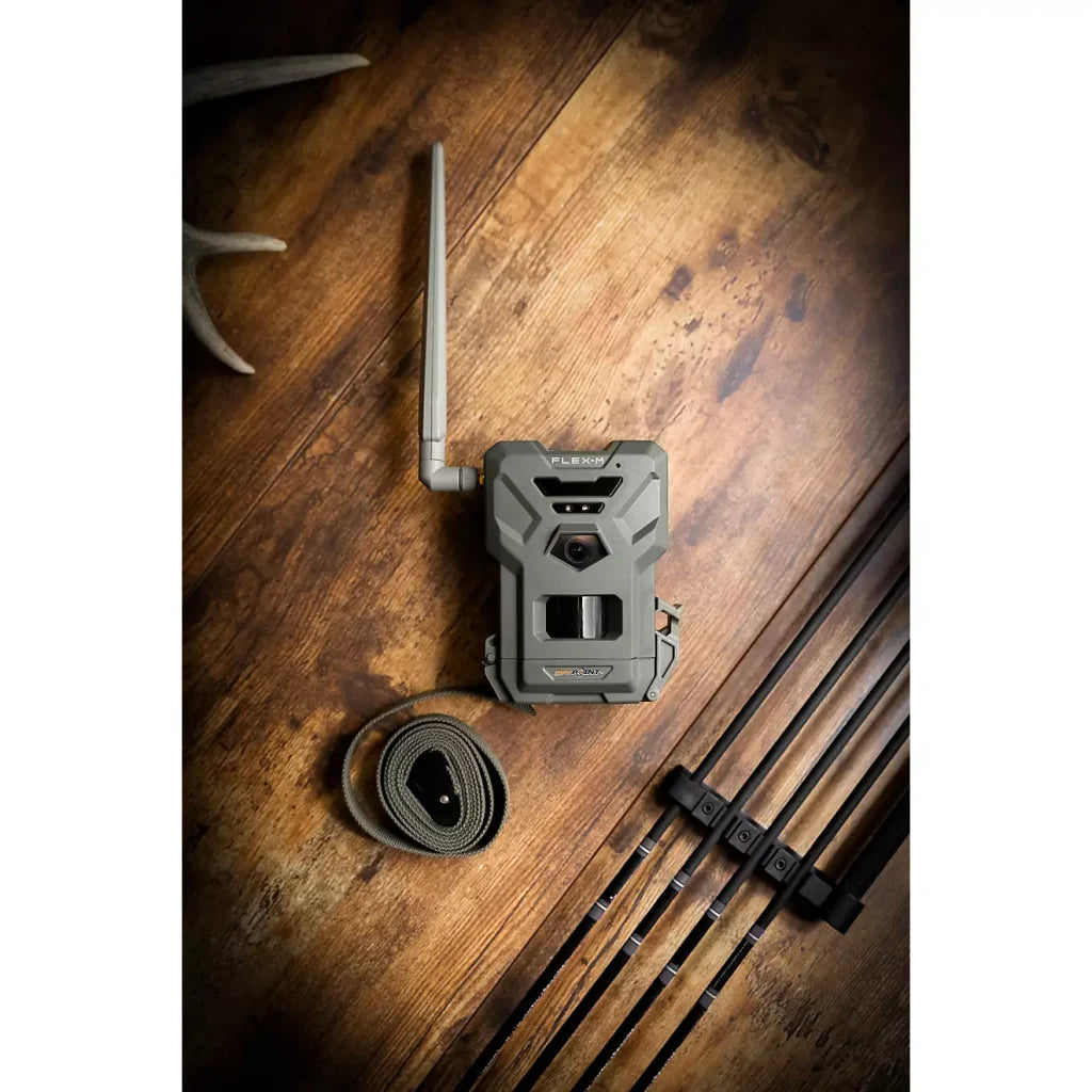 SpyPoint Flex-M Trail Camera Twin Pack, 28MP, 0.4s Trigger, Infrared Flash, SD Cards Included