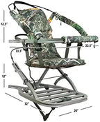Summit Viper SD Climbing Treestand �� Lightweight Aluminum, Foam Padded Seat, 300 lbs Capacity, Includes Safety Harness
