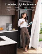 HiCOZY Ice Maker Countertop, Ice in 6 Mins with Self-Cleaning