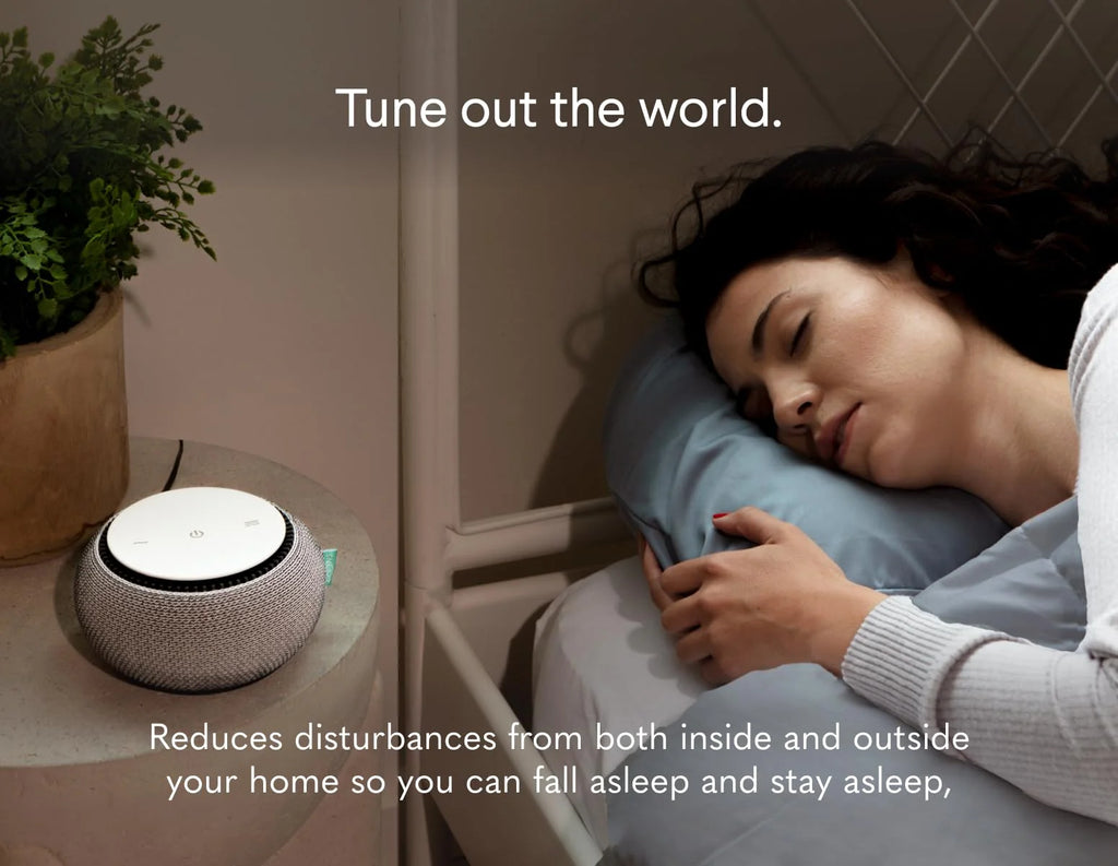 SNOOZ Smart White Noise Machine with Real Fan Inside