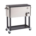 Trinity TXK-0804 100 Qt Stainless Steel Cooler with Shelf & Opener, Dark Bronze Finish