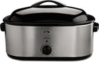 Oster 22-Quart Stainless Steel Roaster Oven with Temperature Control and Removable Rack