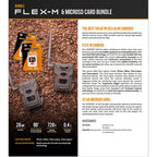 SpyPoint Flex-M Trail Camera Twin Pack, 28MP, 0.4s Trigger, Infrared Flash, SD Cards Included
