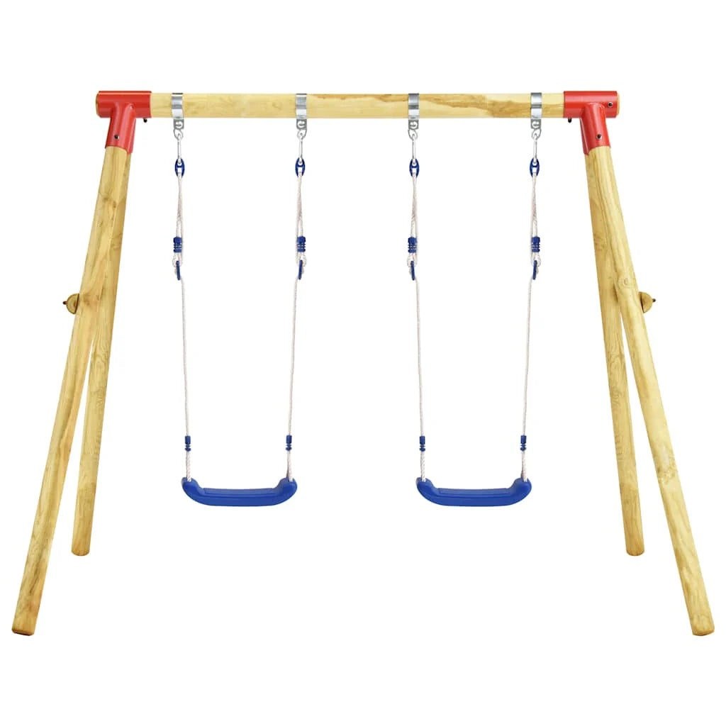 Kids Wooden Swing Set