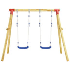Kids Wooden Swing Set