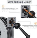 Giraffe Tools Pressure Washer Hose Reel, Any Length Lock, Auto Rewind, Wall Mounted