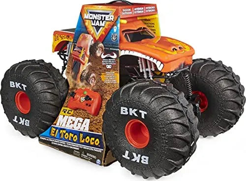 Monster Jam, Official Mega Grave Digger All-Terrain Remote Control Monster Truck with Lights  sgtnighsdesigns