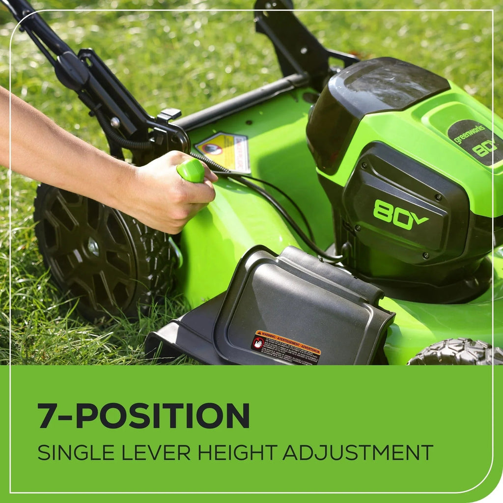 Greenworks 80V 21" Brushless Cordless Lawn Mower