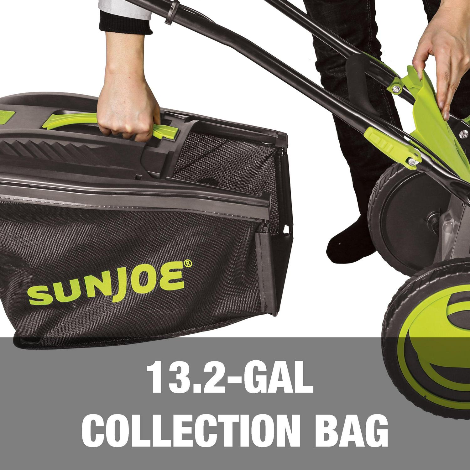 Sun Joe 48V Cordless Self-Propelled Lawn Mower, 20′′ Cutting Width, 2 x 4.0-Ah Batteries, 7-Position Height Adjustment