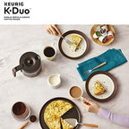 Keurig K-Duo Coffee Maker, Single Serve and 12-Cup Carafe Drip Coffee Brewer, Compatible with K-Cup Pods and Ground Coffee, Black
