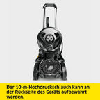Krcher hogedrukreiniger K 7 Premium Power Home, druk: 180 bar, debiet: 600 l/h, oppervlaktecapaciteit: 60 m/h, vermogen: 3.000 W, slanghaspel, met pistool, vuilvreter, spuitlans