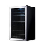 Beverage Refrigerator Cooler | 126 Cans Free Standing with Right Hinge Glass Door