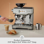 Breville BES990BSSUSC Automatic Espresso Machine