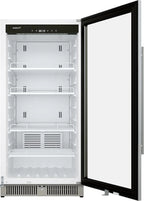 EdgeStar VBM101 22" Wide 10.1 Cu. Ft. Commercial Beverage Merchandiser – Stainless Steel, Temp Alarm, Reversible Door