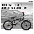 Hyper Bicycle 20 In. Boys Spinner BMX Bike, Kids, Black