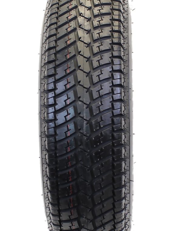 Trailer Tire On Rim ST205/75D15 F78-15 205/75-15 LRC 5 Lug Wheel Silver Mod