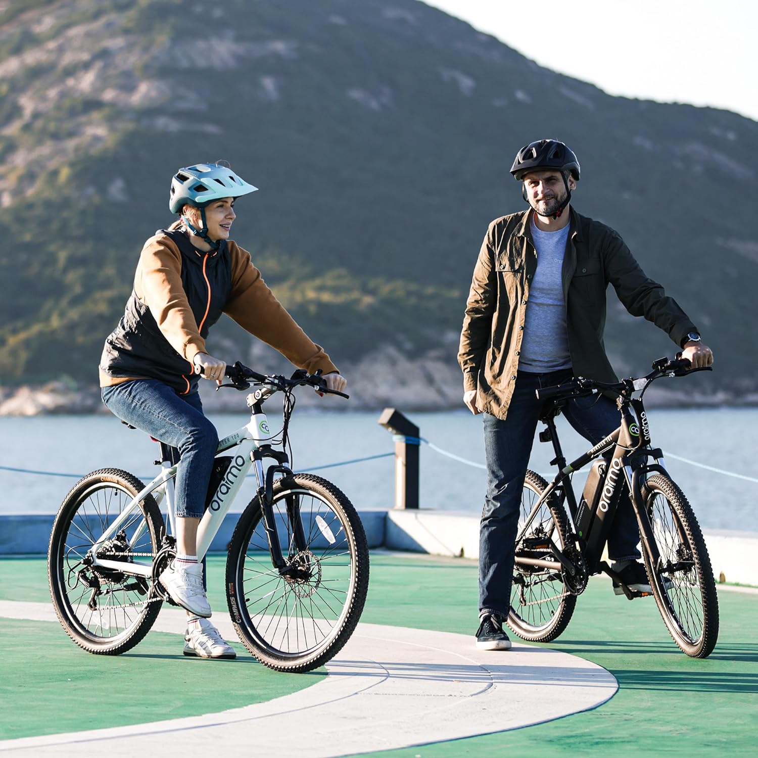 Adult Electric Bike, 350W BAFANG Motor (500W Peak), 4A 3H Fast Charging, 468Wh Li-Ion Battery, 21 Speed Gears, Air Saddle, 45 Miles 20 MPH 26" Mountain Bike Electric Bike