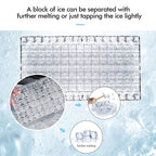 48LBS/24H Stainless Steel Countertop Ice Maker Machine with Self-Clean Function LCD Display Ice Scoop Basket