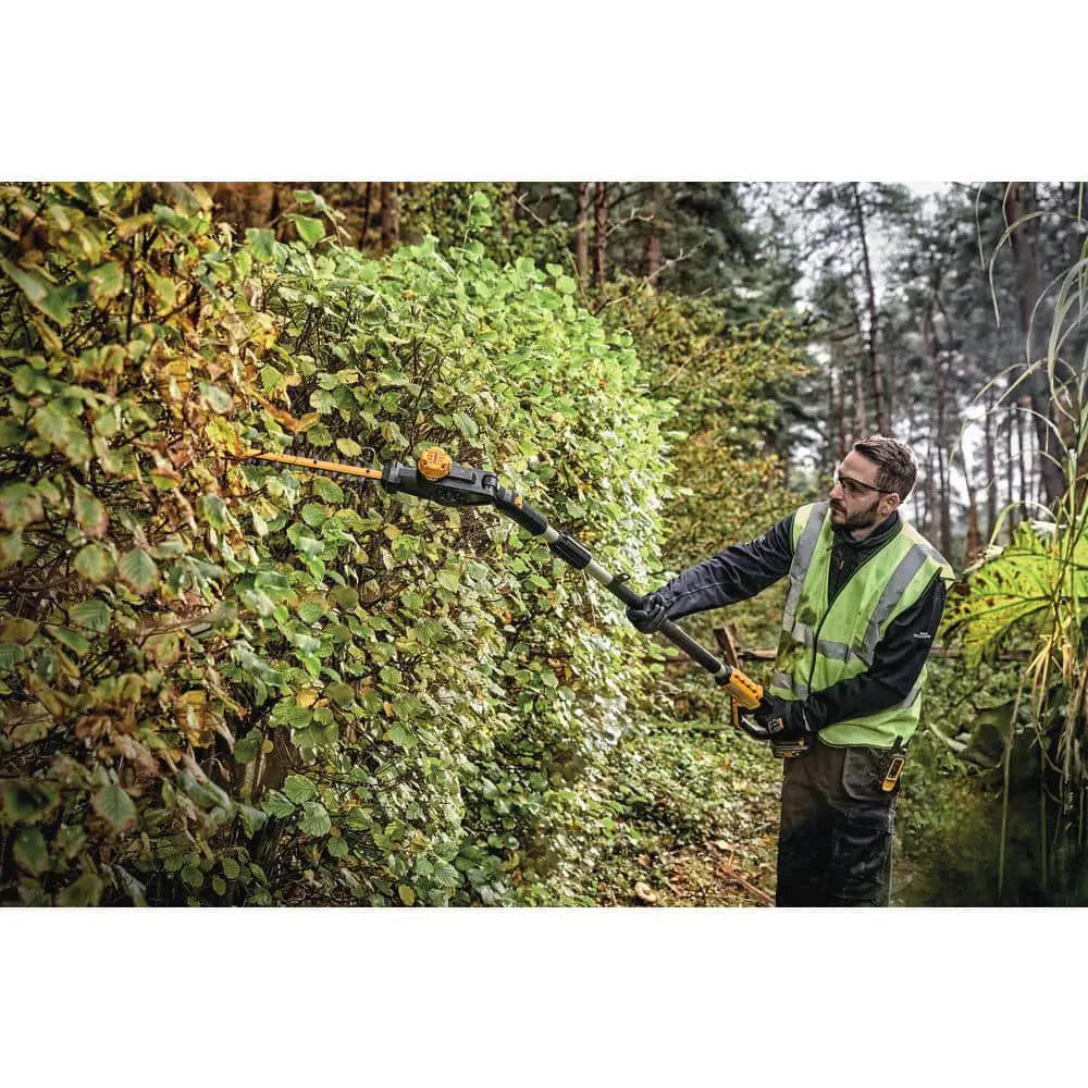 20V MAX Cordless Battery Powered Pole Hedge Trimmer Kit with (1) 4Ah Battery, Charger & Accessories DCPH820M1