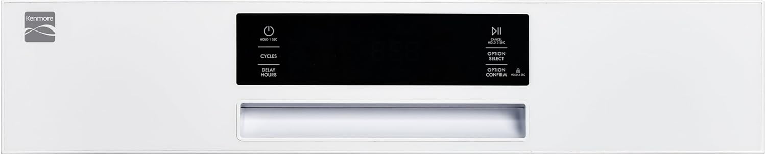 Kenmore 24" Built-In Stainless Steel Tub Dishwasher with Adjustable Rack