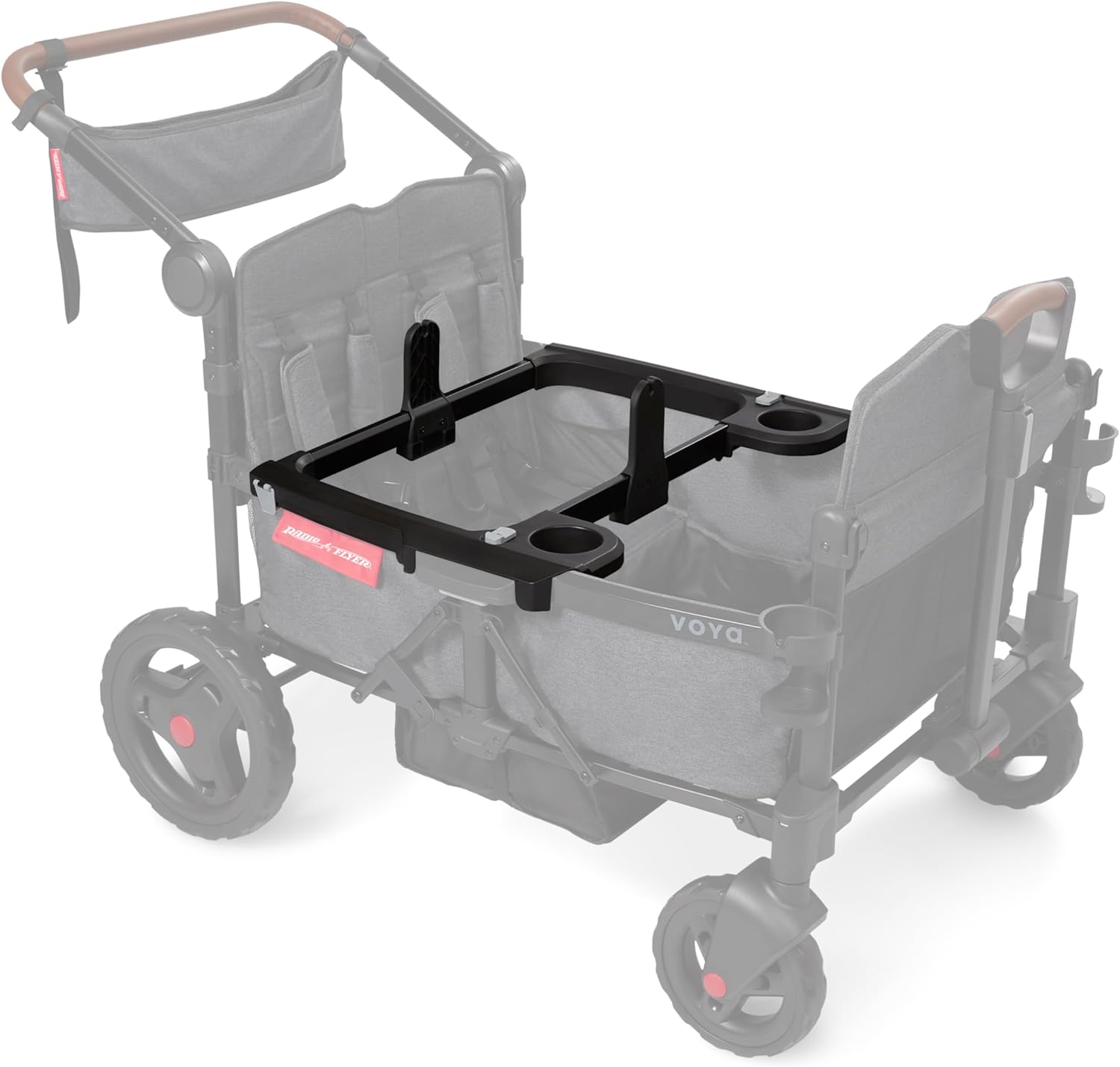 Stroller Wagon, 4 Seater Wagon Stroller for Kids with Low Sides, Baby Stroller Wagon, Quad Stroller