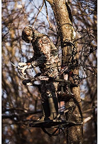 Summit Viper SD Climbing Treestand �� Lightweight Aluminum, Foam Padded Seat, 300 lbs Capacity, Includes Safety Harness