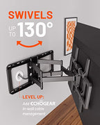 ECHOGEAR MaxMotion TV Wall Mount for Large TVs Up to 90" - Full Motion Has Smooth Swivel