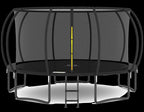 Jumpzylla 16FT Trampoline with Enclosure & Double Color Pad, ASTM Certified, 4-Leg Stability
