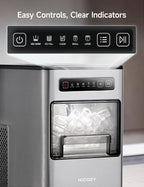 HiCOZY Ice Maker Countertop, Ice in 6 Mins with Self-Cleaning